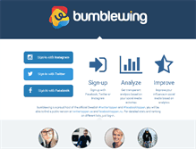 Tablet Screenshot of bumblewing.com